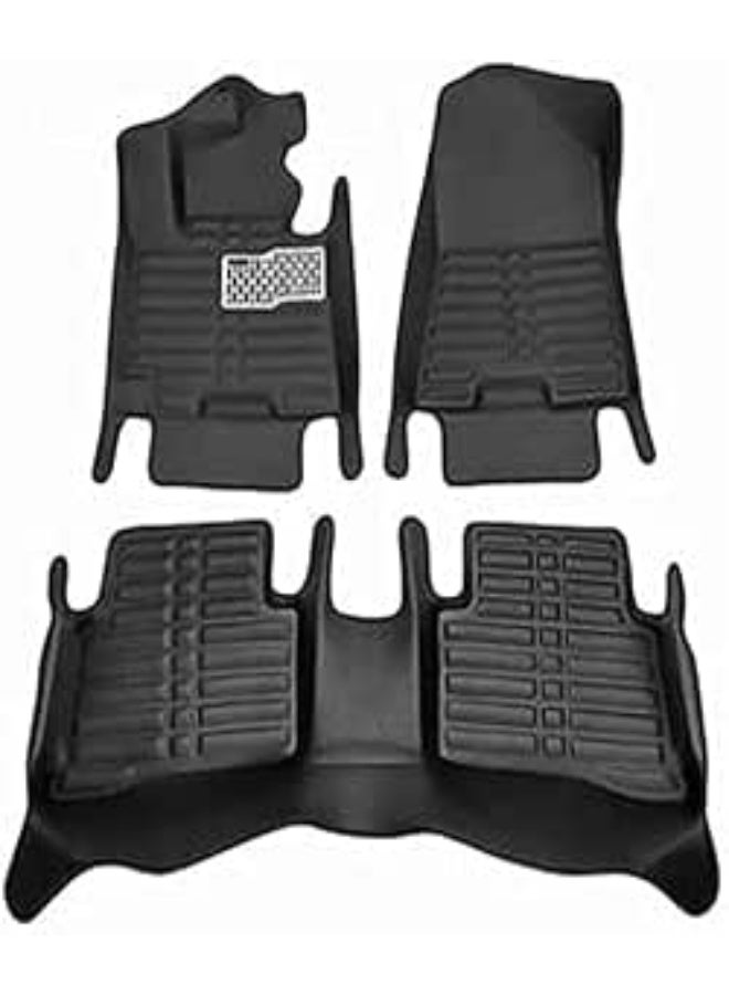 Premium 5D Car Floor Mats with Pedal Protection - Heavy Duty & Durable - Stylish Upgrade for C4 Models - Image 1