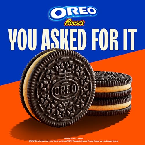 OREO REESE'S Peanut Buttery Creme Chocolate Sandwich Cookies, Limited Edition, 10.81 oz - Image 5