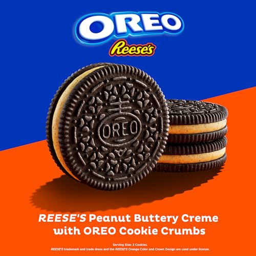 OREO REESE'S Peanut Buttery Creme Chocolate Sandwich Cookies, Limited Edition, 10.81 oz - Image 3