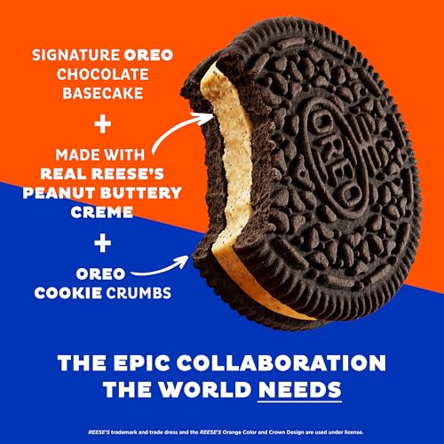 OREO REESE'S Peanut Buttery Creme Chocolate Sandwich Cookies, Limited Edition, 10.81 oz - Image 4
