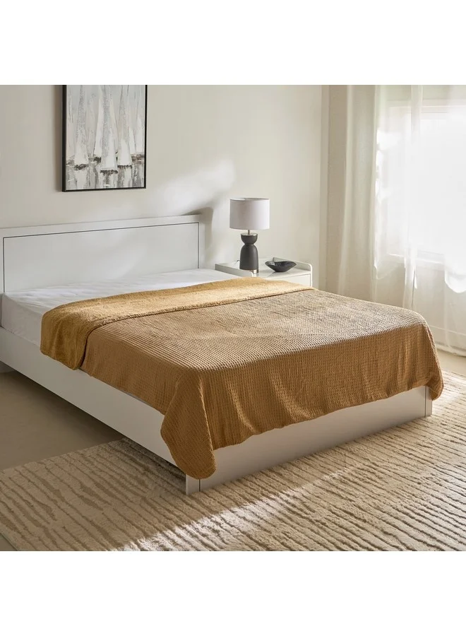 Home Box Serene Waffle Double Layer Queen Blanket 220 x 200 cm