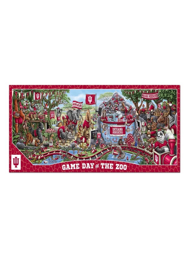 YouTheFan NCAA Indiana Hoosiers Game Day at The Zoo 500pc Puzzle - Image 4