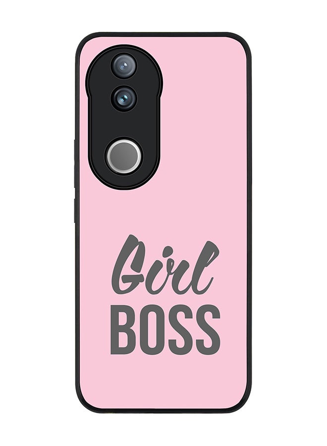 Stylizedd For Vivo V50 / vivo V50e 5G Case,Slim fit Camera Protection, Shockproof Thin Phone cover  - Girl Boss (Pink) - Image 1