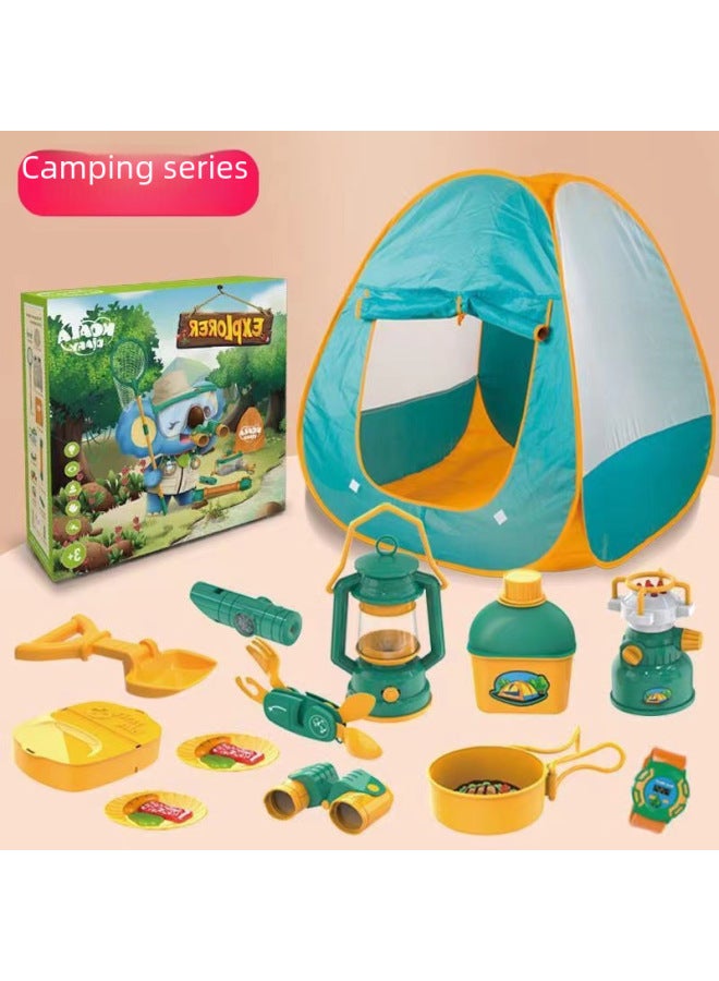 KOALA DIARY Children's Tent Play Home Camping Exploration Toy Outdoor Expansion Curiosity Parent-child Interactive Game - Image 4