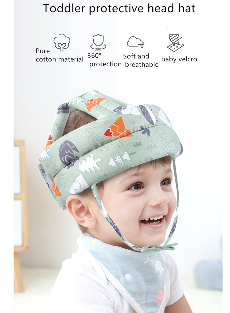 Children head pillow anti-fall head protection pad learning to walk thickened Baby toddler protective head hat  - Image 5