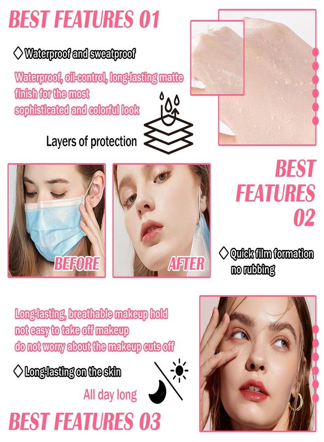 JunKuJK Color Changing Full Coverage Liquid Foundation Makeup Gift Set,Moisturizing BB Cream for Women,Flawless Loose Setting Powder Face Primer Base Makeup Kit With Make up Sponge - Image 4