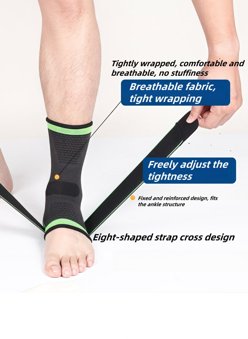 Generic 1 ankle brace, adjustable compression ankle support, unisex, strong sports protective ankle brace, stabilizes ligaments, relieves ankle swelling and sprains - Image 4