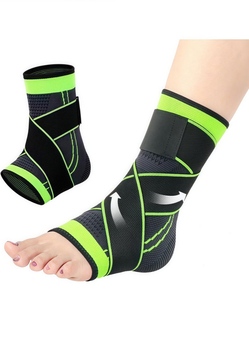 Generic 1 ankle brace, adjustable compression ankle support, unisex, strong sports protective ankle brace, stabilizes ligaments, relieves ankle swelling and sprains - Image 1