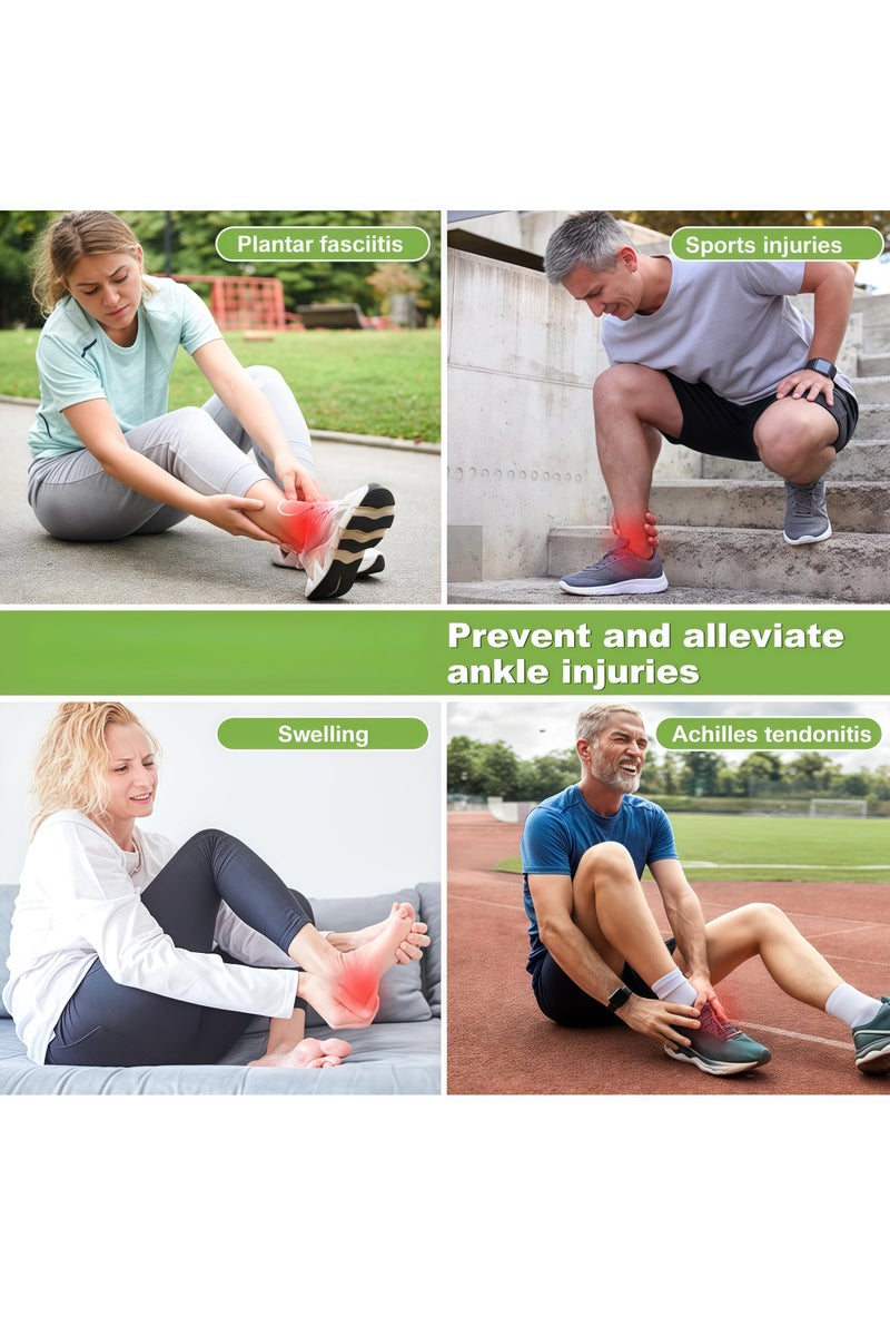 Generic 1 ankle brace, adjustable compression ankle support, unisex, strong sports protective ankle brace, stabilizes ligaments, relieves ankle swelling and sprains - Image 3