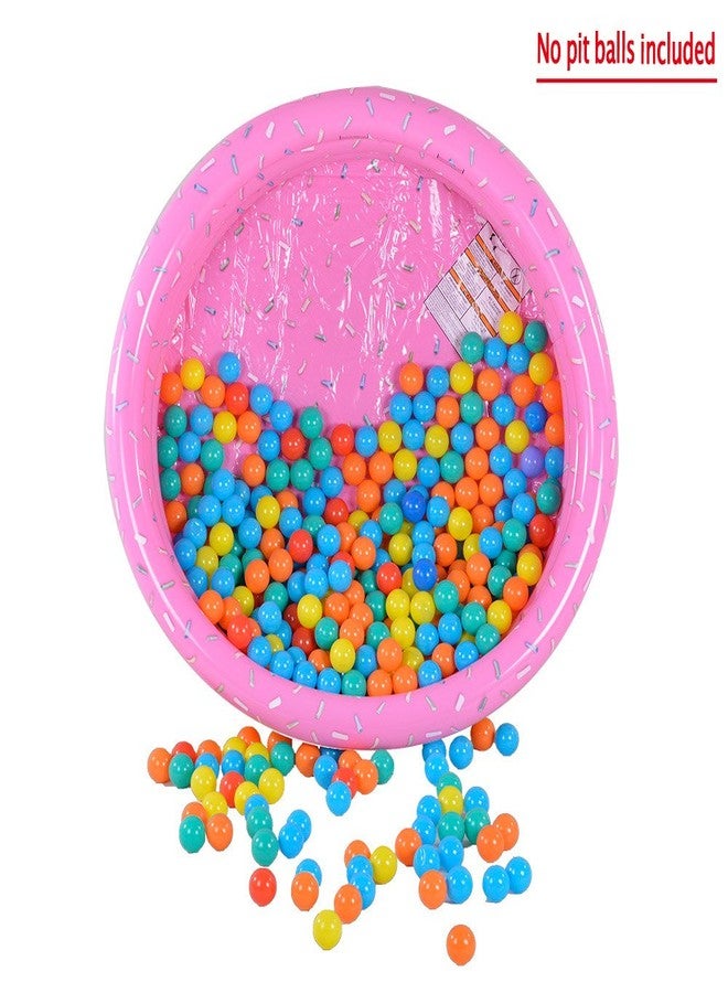 XFlated Kiddie Pool, Ice Cream 3 Ring Inflatable Pool for Kids, Ideal Water Pool in Summer, 45 Inches Inflatable Swimming Pool, for Ages 3+ - Image 3