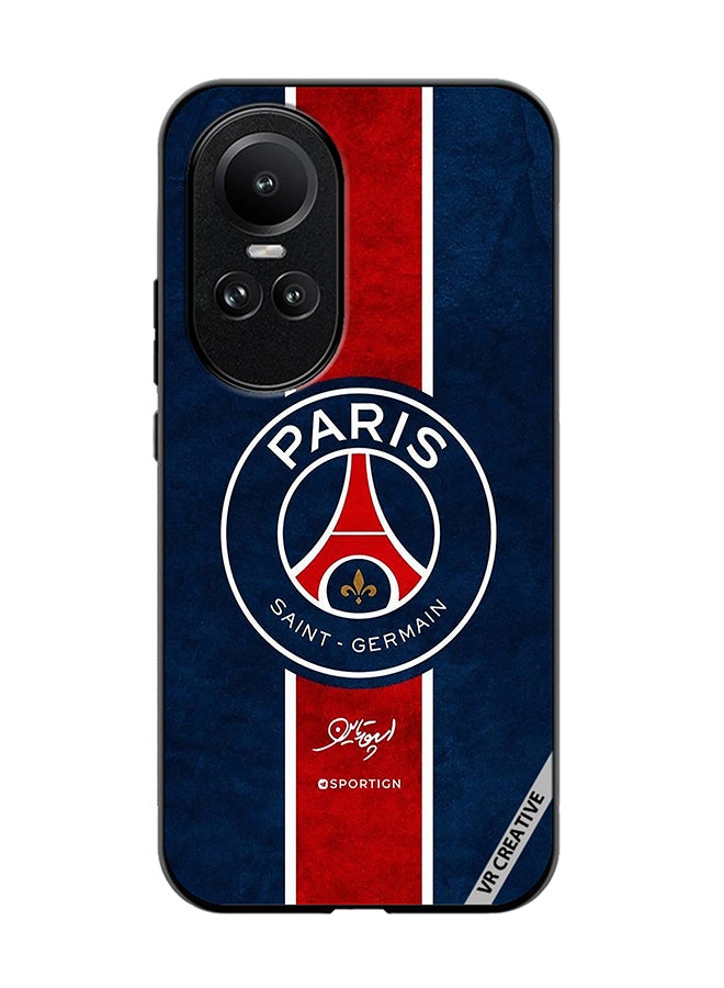 VR CREATIVE Protective Case Cover For Oppo Reno 10 Pro Paris Saint Germain Design  Multicolour - Image 1
