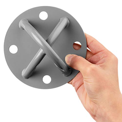 LSR LORESO Training Anchor Mount Hook for Suspention-Trainer Straps, Ceiling Mount Bracket for Yoga Swing Trapeze Hammock, TRX Suspension Straps, Boxing Punching Bags & Battle Ropes - Image 5