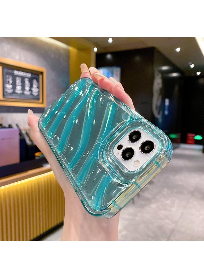 زبون جراب لهاتف iPhone 12 مصنوع من مادة TPU بتصميم موجات الترتر الليزرية - Image 4