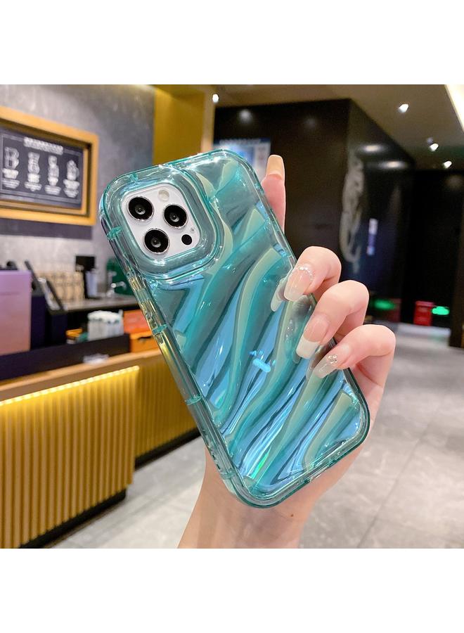 زبون جراب لهاتف iPhone 12 مصنوع من مادة TPU بتصميم موجات الترتر الليزرية - Image 2