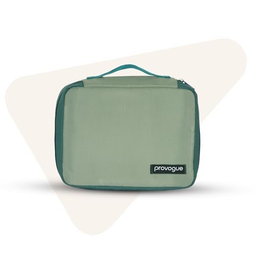 Provogue Nest Toiletry Case for Men & Women, Water Wicking Polyester Fabric, Travel Pouch for Toiletries Shaving Kit & Travel Accessories with Hanger, Toiletry Bag for Men and Women, Sage Green - Image 1