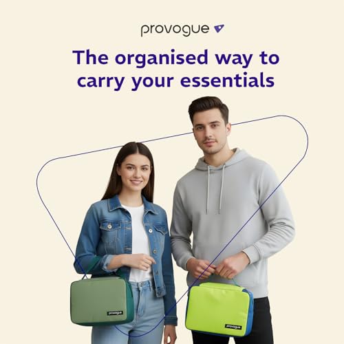 Provogue Nest Toiletry Case for Men & Women, Water Wicking Polyester Fabric, Travel Pouch for Toiletries Shaving Kit & Travel Accessories with Hanger, Toiletry Bag for Men and Women, Sage Green - Image 2