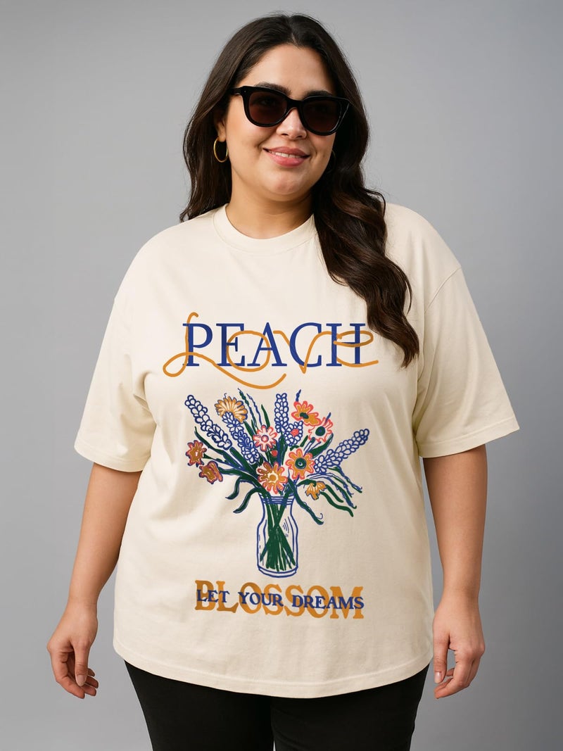JUNEBERRY® Women’s Plus Size T-Shirt | Big Size 3XL–5XL | Plus Size Casual Cotton T-Shirt for Curvy Women | Soft & BreathablePS_OS_JB_PCL_SW_5XL - Image 4