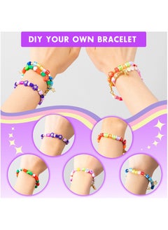 GRAFLO Bracelet Making Kit with 14,000 Pcs for Jewelry making, Polymer Clay beads for Teens Girls Crafts for Girls, DIY Arts and Crafts Gifts Toys for Kids 6+ Years  - Image 3