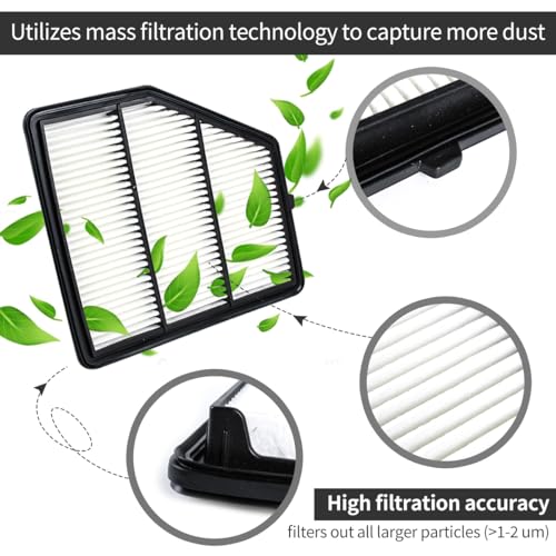 Myado Engine Air Filter CA12551 16546-6CA0A Engine Air Filter for 2019-2025 Nissan Altima Air Filter OEM 165466CA0A AF10040 A31489 PA99503 WA10947 - Image 4