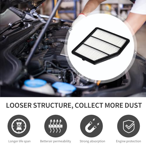 Myado Engine Air Filter CA12551 16546-6CA0A Engine Air Filter for 2019-2025 Nissan Altima Air Filter OEM 165466CA0A AF10040 A31489 PA99503 WA10947 - Image 2