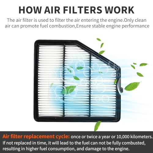 Myado Engine Air Filter CA12551 16546-6CA0A Engine Air Filter for 2019-2025 Nissan Altima Air Filter OEM 165466CA0A AF10040 A31489 PA99503 WA10947 - Image 3