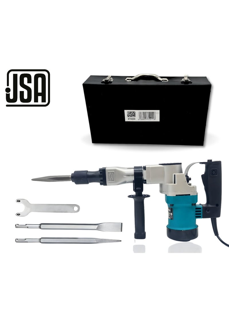 JSA Heavy-Duty Electric Demolition Hammer – High-Power Concrete and Stone Breaker with Durable Construction for Industrial and Construction Use - Image 1