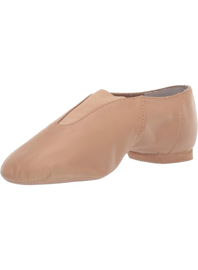 Bloch Dance Jazz Women Shoes, Super Jazz Leather with Strong Elastic Slip, High Durability, Neoprene stretch satin, Rubber Split Sole Leather, Flexibility, Spectators, Clogging, Step Dancing (Tan, Size: 9 ) - Image 1