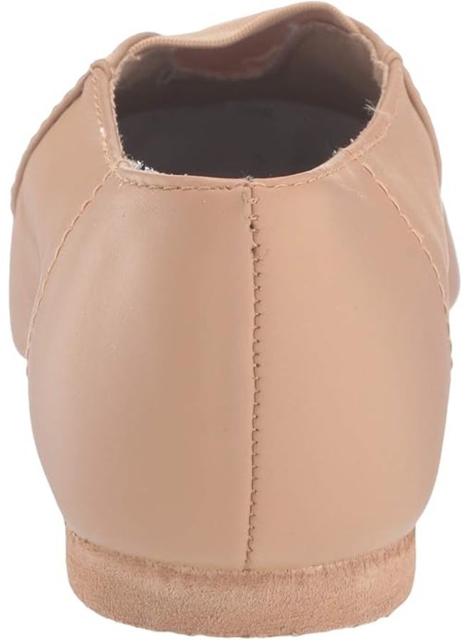 Bloch Dance Jazz Women Shoes, Super Jazz Leather with Strong Elastic Slip, High Durability, Neoprene stretch satin, Rubber Split Sole Leather, Flexibility, Spectators, Clogging, Step Dancing (Tan, Size: 9 ) - Image 3