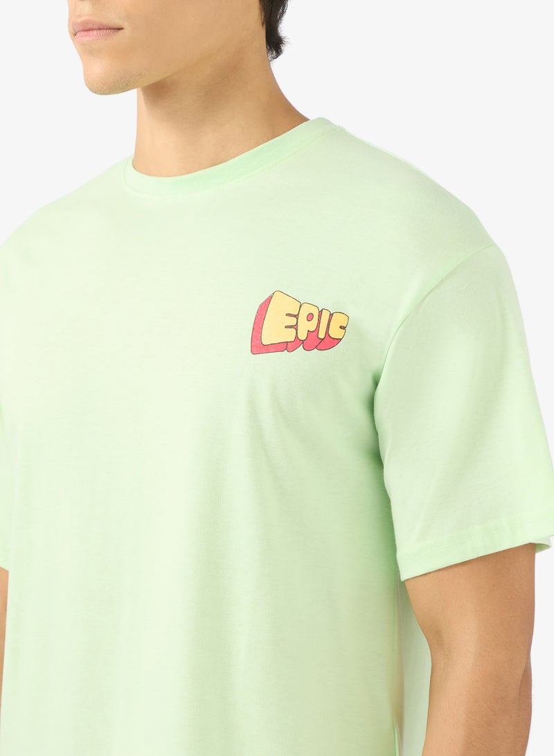 سفنتي فايف تيشيرت كبير الحجم مزين برسومات - Image 3