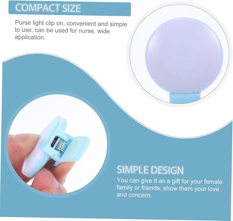 ARTIBETTER 4pcs Mini Badge Light For Nurse Keys Purses 5.9X3.6X3CM Portable USB Night Light - Image 4