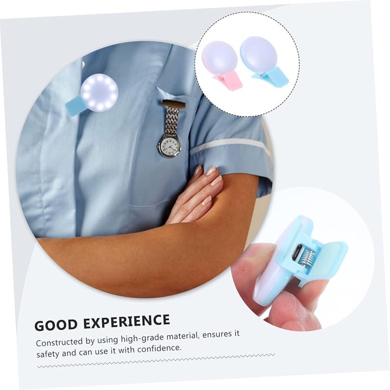 ARTIBETTER 4pcs Mini Badge Light For Nurse Keys Purses 5.9X3.6X3CM Portable USB Night Light - Image 5