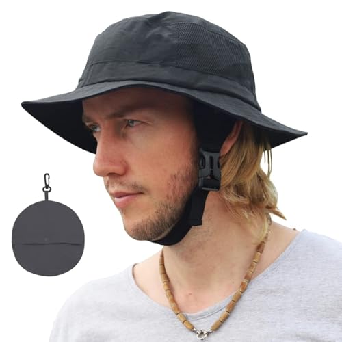 Gustave® UPF 50+ Sun Hat Bucket Hat for Men Women with Breathable Mesh, Quick-Dry Lightweight Design, Adjustable Chin Buckle, Packable for Travel, Surfing, Hiking, Beach, Outdoor Adventures - Image 1