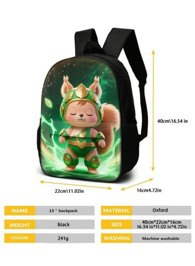 Bright Li Fire Unlock the new fashion of childish fun! Three-piece set of bags, cartoon elements for children and teenagers (students, children, friends' outings, mountain climbing, schooling, etc. can be used) - 59  - Image 5