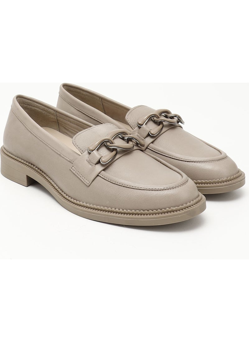 Gönderi(r) Post(R) Gön Genuine Leather Round Toe Loafer Buckled Women's Casual Shoes 24272  - Image 3