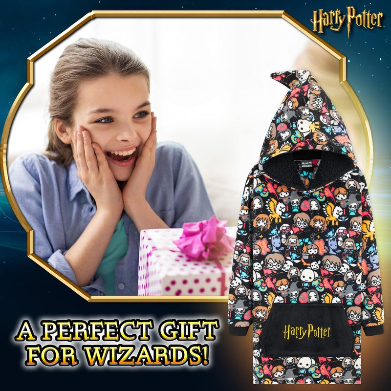 Harry Potter Oversized Hoodie Blanket for Kids  Gifts for Girls Boys (Multicolor) - Image 3