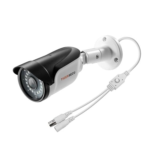 TIGERSECU 1080P Long Range Bullet Security Camera for DVR, Weatheproof for Indoor/Outdoor Use, Hybrid 4-in-1 OSD Switch for TVI/CVI/AHD/CVBS DVRs (Power Supply and Coaxial Cable Sold Separately) - Image 1