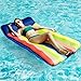 FindUWill Pool Floats Raft 72 X 37 Extra Large FabricCovered Pool Floats for Adults Inflatable Oversized Pool Raft with Headrest UltraComfort Floating Mat FloatiesXL Colorful Stripes - Image 3