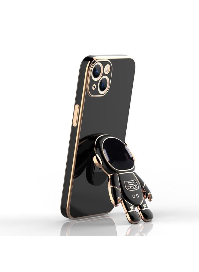 اس-توب جراب لهاتف iPhone 11 Pro Max، جراب هاتف مطلي بحامل رائد فضاء - Image 3