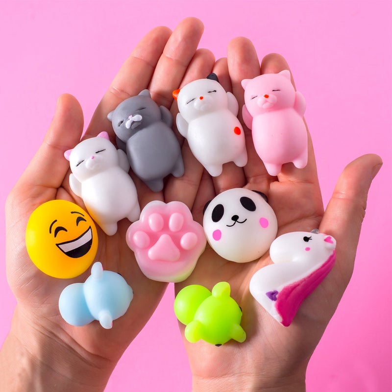 BYDOOO BD Easter Basket Stuffers â€“ 3 Pre-Filled Easter Egg Fillers, Mochi Squishies 16pcs, Classroom Prizes & Unicorn Party Favors, Claw Machine Toys - Image 4