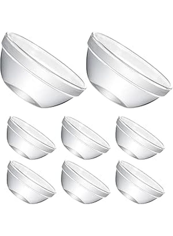 8pcs Small Glass Dessert Bowls Round Jelly Pudding Containers Multipurpose Serving Bowls - Image 1