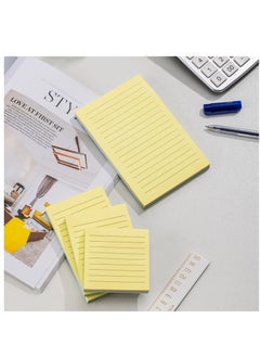 Deli 100-Sheet Lined Sticky Notes Pastel Colours 3x3 Inch Size  - Image 3