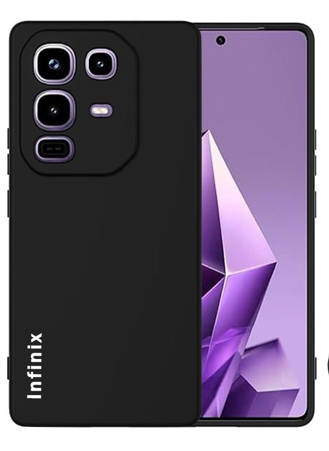 Realfrog Protective Case Cover For Infinix Note 50 S 5G Black Environmentally Friendly and Harmless Upgrade Materials  - Image 1