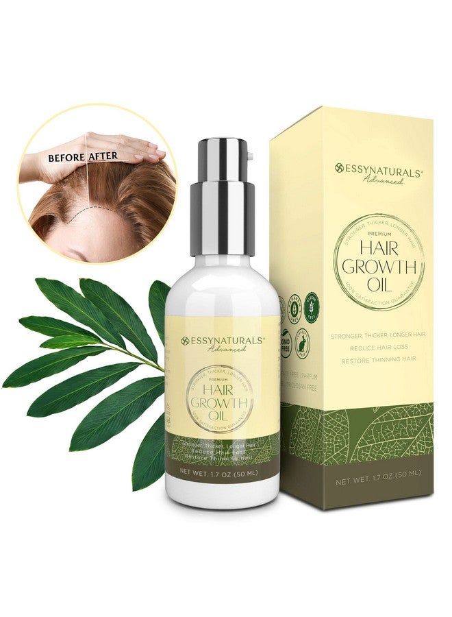 EssyNaturals Advanced Essynaturals Hair Growth Oil with Biotin - Caffeine and Castor Oil for Fuller, Thicker, Longer Hair - Image 3