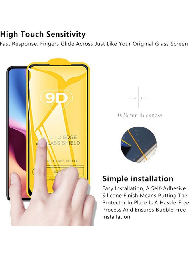 Full Size 9D Tempered Glass Screen Protector For Xiaomi Redmi Note 10 Pro Clear - Image 4