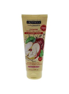 Freeman Facial Apple Cider Vinegar Clay Mask Plus Scrub 6 Oz/177 Ml Pack Of 2  - Image 1