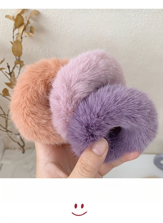 يوكانبي ١٦ قطعة رباطات شعر مخملية نسائية - أشرطة مرنة متعددة الألوان بتصميم أنيق - Image 3