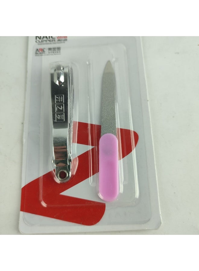 قصافة اظافر مصنوعة من الستانليس ستيل مع مبرد للأظافر - Image 1