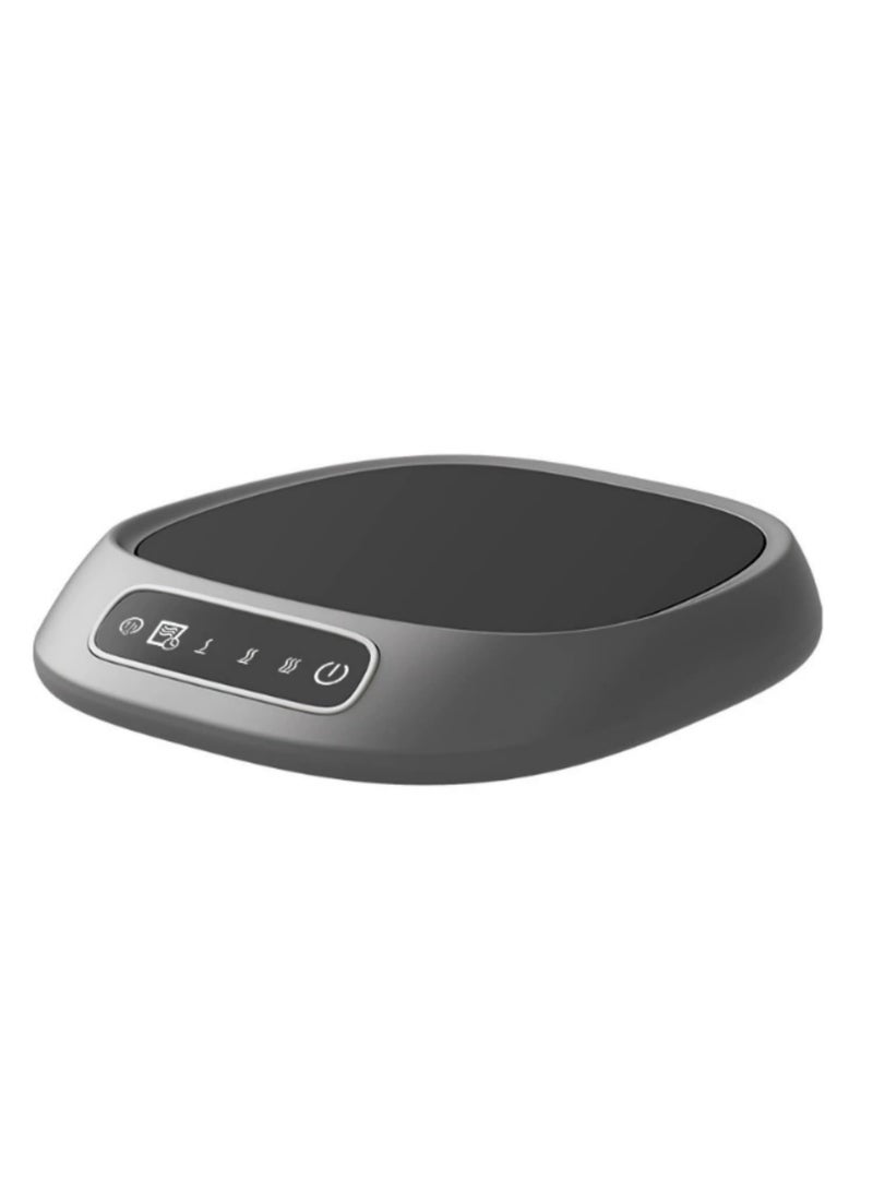 1PCS سخان أكواب ذكي 3 سرعات ضبط درجة الحرارة USB سيراميك كهربائي قاعدة حرارية 55 درجة تسخين ثابت للقهوة والشاي والشوكولاتة الساخنة والحليب في المطبخ والمكتب وطاولة الطعام والتخييم - Image 1