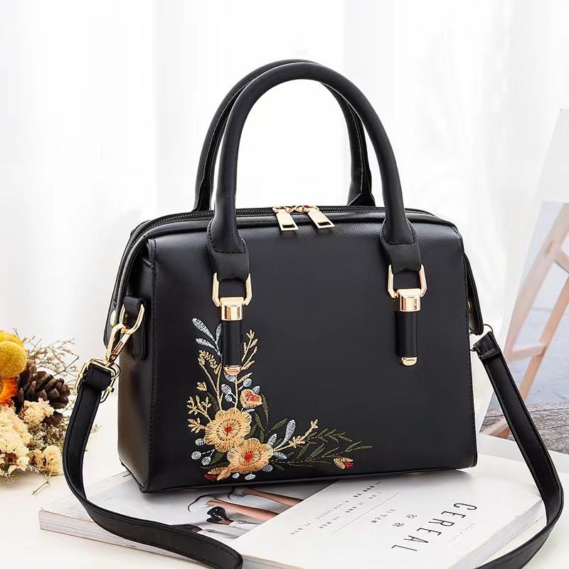 Crossbody Bag Women'S Fashion Manufacturer Export Bag Women'S Handbag Korean Style Textured Shoulder Bag - Image 2