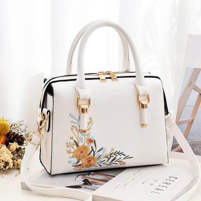 Crossbody Bag Women'S Fashion Manufacturer Export Bag Women'S Handbag Korean Style Textured Shoulder Bag - Image 1